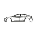 2022 Model S Metal Car Wall Art - MT0797