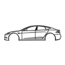 2022 Model S Metal Car Wall Art - NC0797