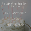Happy Birthday Soy Candle - Ribbed Glass Jar with Box - 12 oz