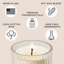 Future Mrs. Soy Candle - Ribbed Glass Jar with Box - 12 oz