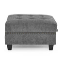 Ottoman Sofa for Modular Sectional,Grey Chenille