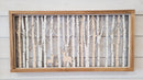Birch Trees Wildlife wall decor 28x14