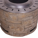 Smokeless Firepit with Wood Pellet/Twig/Wood as The Fuel for Garden & Outdoor