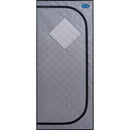 Portable Full Size Grey Infrared Sauna tent"ersonal Home Spa, with Infrared Panels, Heating Foot Pad, Controller, Foldable Chair, Reading light. Easy to Install. Fast heating, with FCC Certification