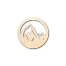 Unfinished Wood Mountain Peak Shape - Craft - up to 46" DIY