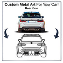 Your Personalized Car Rear View Metal Wall Art - MT1381