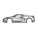 2023 Corvette C8 Metal Car Wall Art - NC0824