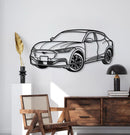 2023 Mustang Mach E Perspective Metal Car Wall Art - NC1270