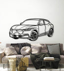2023 Mustang Mach E Perspective Metal Car Wall Art - NC1270