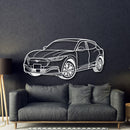 2023 Mustang Mach E Perspective Metal Car Wall Art - NC1270