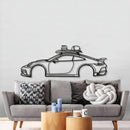 2023 911 Dakar Metal Car Wall Art - MT0820