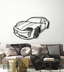 2023 Taycan GTS Sport Tourismo Perspective Metal Car Wall Art - NC1288