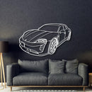 2023 Taycan GTS Sport Tourismo Perspective Metal Car Wall Art - NC1288