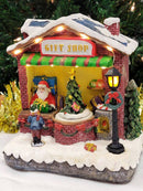 Santa's Gift Shop Christmas Miniature. Christmas Village F07M3-27A
