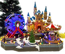 Amusement Park Christmas Miniature. Christmas Village F07M4-15
