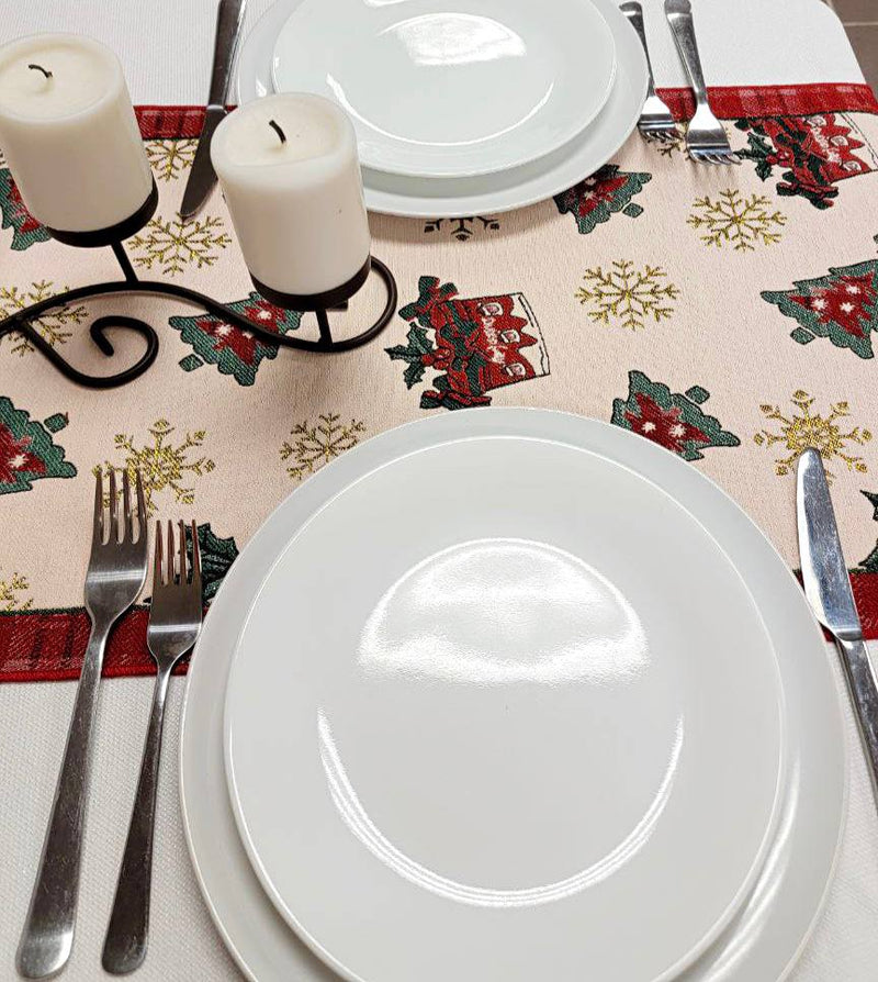 Festive Christmas Presents Table Runner F07M5-10D