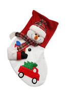 Snowman Christmas Stocking Decoration by Wizardi F07M5-4 Snowman