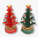 Red Wooden Christmas tree Wizardi F07M6-20 Red