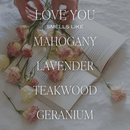 Love You Soy Candle - Tan Matte Jar - 15 oz