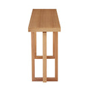59.05inch MDF Console Table Narrow Entryway Table for Hallway, Behind The Couch, Living Room, Foyer, Easy Assembly, OAK