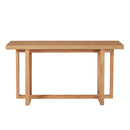 59.05inch MDF Console Table Narrow Entryway Table for Hallway, Behind The Couch, Living Room, Foyer, Easy Assembly, OAK
