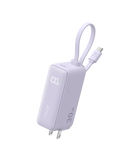 Anker Power Bank (30W, 5k,  Fusion, Built-In USB-C Cable)