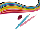 Pink Quilling Tool Board F07M3-3-pink
