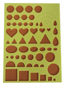 Yellow Quilling Tool Board F07M3-3-yellow