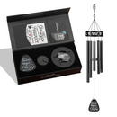 Memorial Serenity Family-Love Wind Chimes, Thoughtful Gift For Special Occasions or Reflections 34”