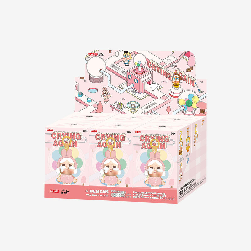 RESTOCK: JULY] POPMART CRYBABY Crying Again Series - Vinyl Face Plush