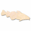 Unfinished Wood Cod Fish Silhouette - Craft- up to 46" DIY