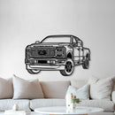 2024 F-250 Platinum Perspective Metal Car Wall Art - NC1271