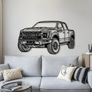 2024 Raptor R Perspective Metal Car Wall Art - NC1272