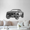 2024 Raptor R Perspective Metal Car Wall Art - NC1272