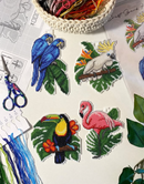 "Exotic Birds" 165CS Counted Cross-Stitch Kit