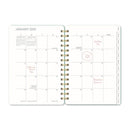 2025 Shroom Silhouettes Agatha Monthly Planner | Spiral Diary Journal Notebook | 5.75"w × 8.25