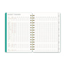2025 Shroom Silhouettes Agatha Monthly Planner | Spiral Diary Journal Notebook | 5.75"w × 8.25