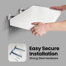 Modern Finish Floating Shelf - 2 Inches Thick, Long Floating Shelf for Wall