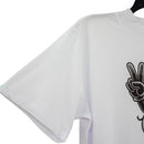 Corn & Peace Sign Crop Top T-Shirt | Pretty & Fabulous
