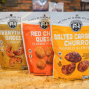 Best Seller Sweet, Salty & Savory Nut Mix | Everything Bagel, Red Chile Queso & Salted Caramel Churro | Brenmar