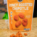Honey Roasted Chipotle Flavored Peanuts | Pack of 6 | 6 oz | Gluten Free | Brenmar