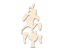 Unfinished Wood Corn Stalk Shape | Craft Cutout | up to 46" DIY