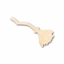 Unfinished Wood Crooked Flying Broom Silhouette - Craft- up to 46" DIY