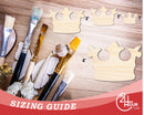 Unfinished Wood Crown Shape | Royalty King Queen | DIY Craft Cutout | up to 46" DIY