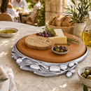 Olive Wood Cheese Set