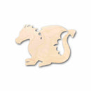 Unfinished Wood Cute Dragon Silhouette - Craft- up to 46" DIY