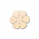 Unfinished Wood Daisy Rose Flower Petals Silhouette - Craft- up to 46" DIY