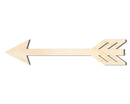 Unfinished Wood Decorative Arrow Shape | Craft Cutout | up to 46" DIY
