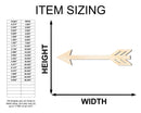 Unfinished Wood Decorative Arrow Shape | Craft Cutout | up to 46" DIY
