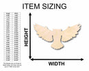 Unfinished Wood Flying Owl Silhouette - Craft- up to 46" DIY